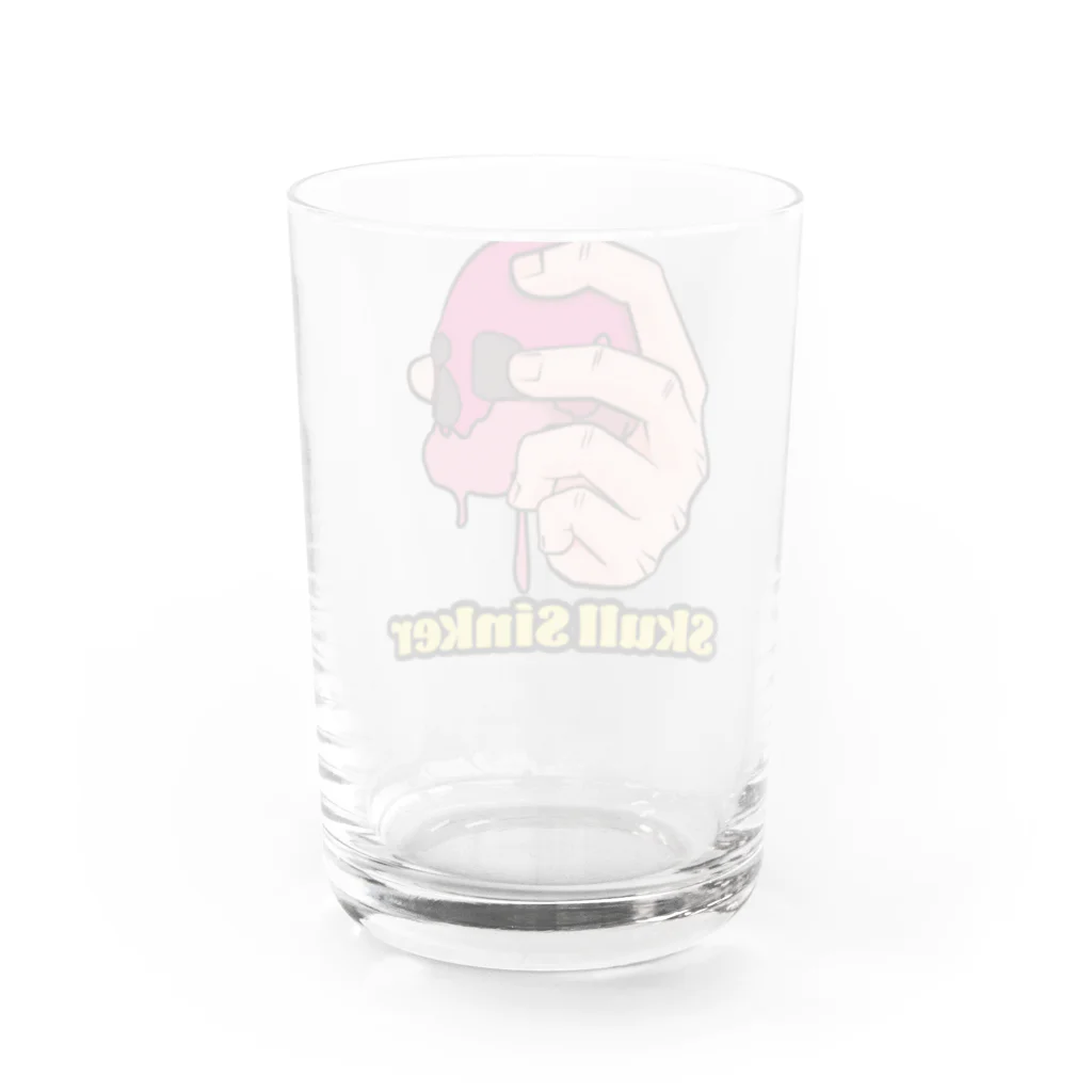 Skull SinkerのSkull Sinker Water Glass :back