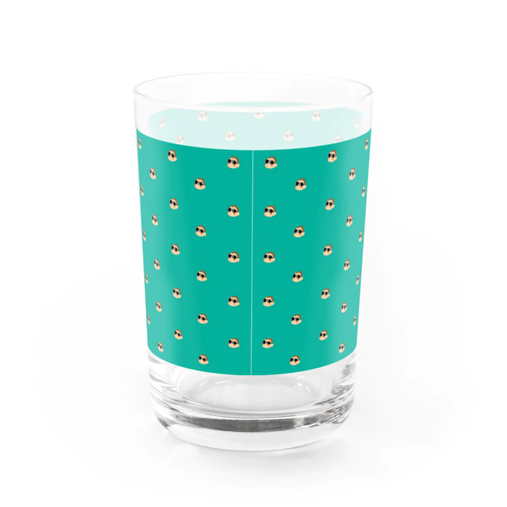 GREEN DESIGN WORKS　グリーンデザインワークスの仲良し家族の食卓彩るドットなグラス　アニマル君 Water Glass :back