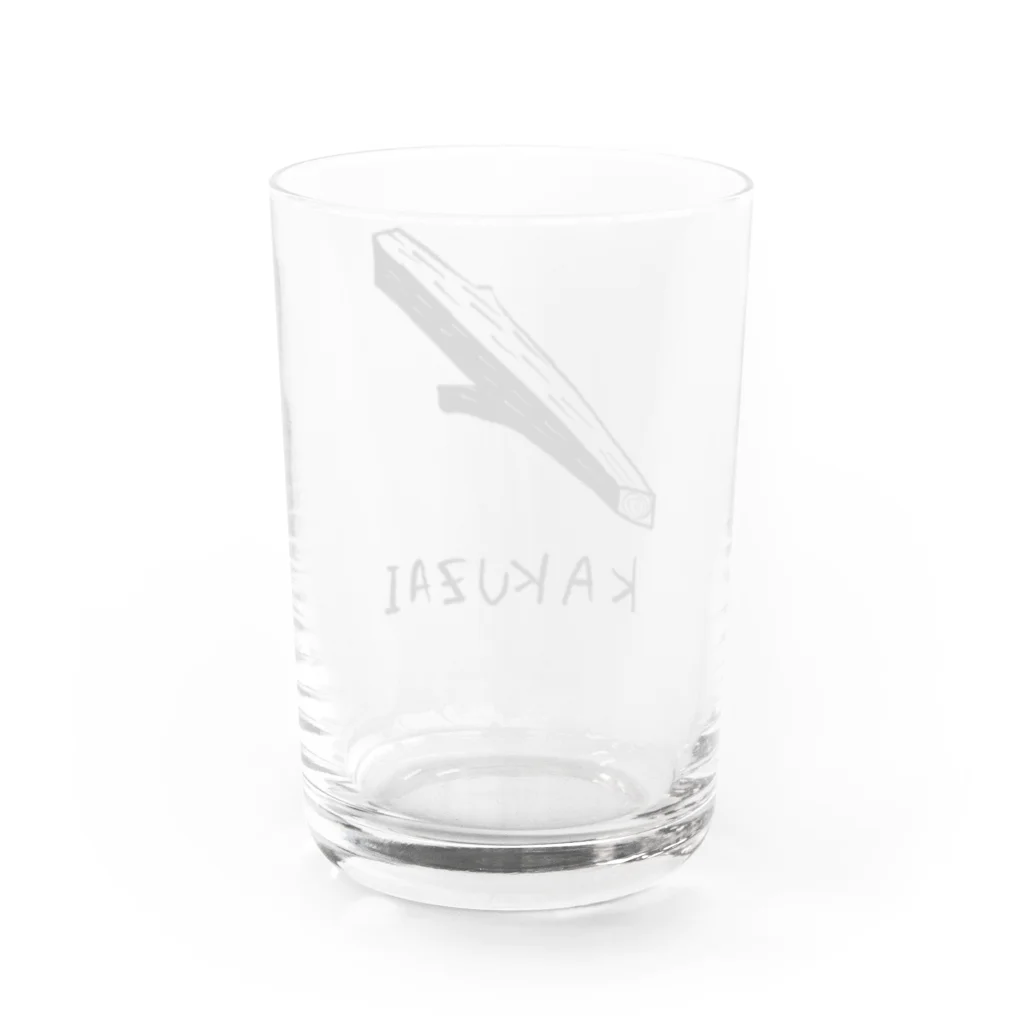 イエネコの角材 Water Glass :back