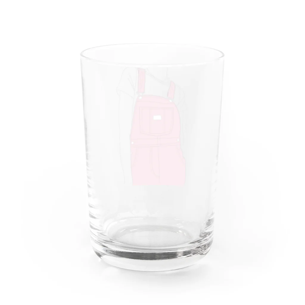 Charging by 4yakaのサロペット(ピンク) Water Glass :back