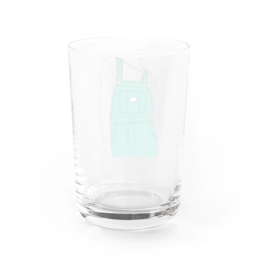 Charging by 4yakaのサロペット(グリーン) Water Glass :back