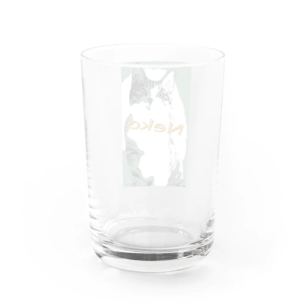 Lovely CATのNeko(シリーズ１） Water Glass :back