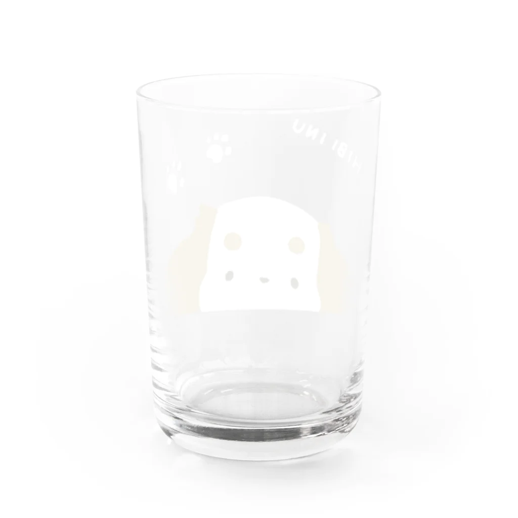 ちびらいふ。のちびいぬ Water Glass :back