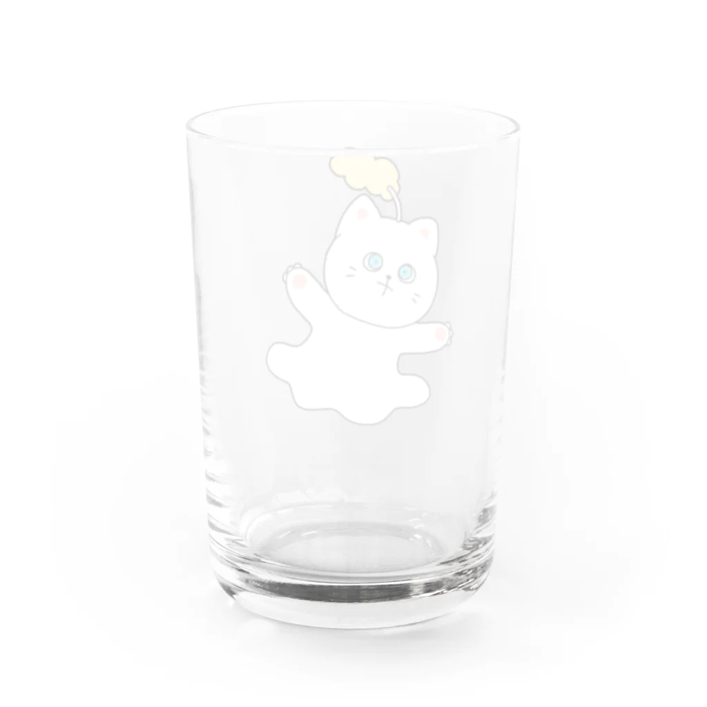 あげいもやさんのえいりあんきゃっつ Water Glass :back