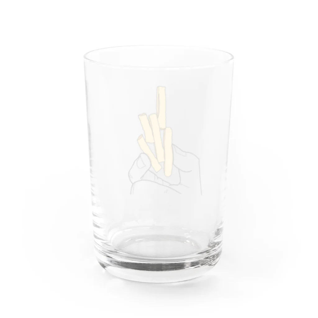 もってぃーずのシックに「バランス・ド・芋けんぴ」 Water Glass :back