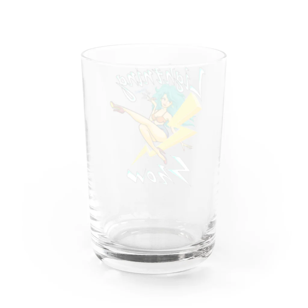 nidan-illustrationの“Lightning Show” Water Glass :back