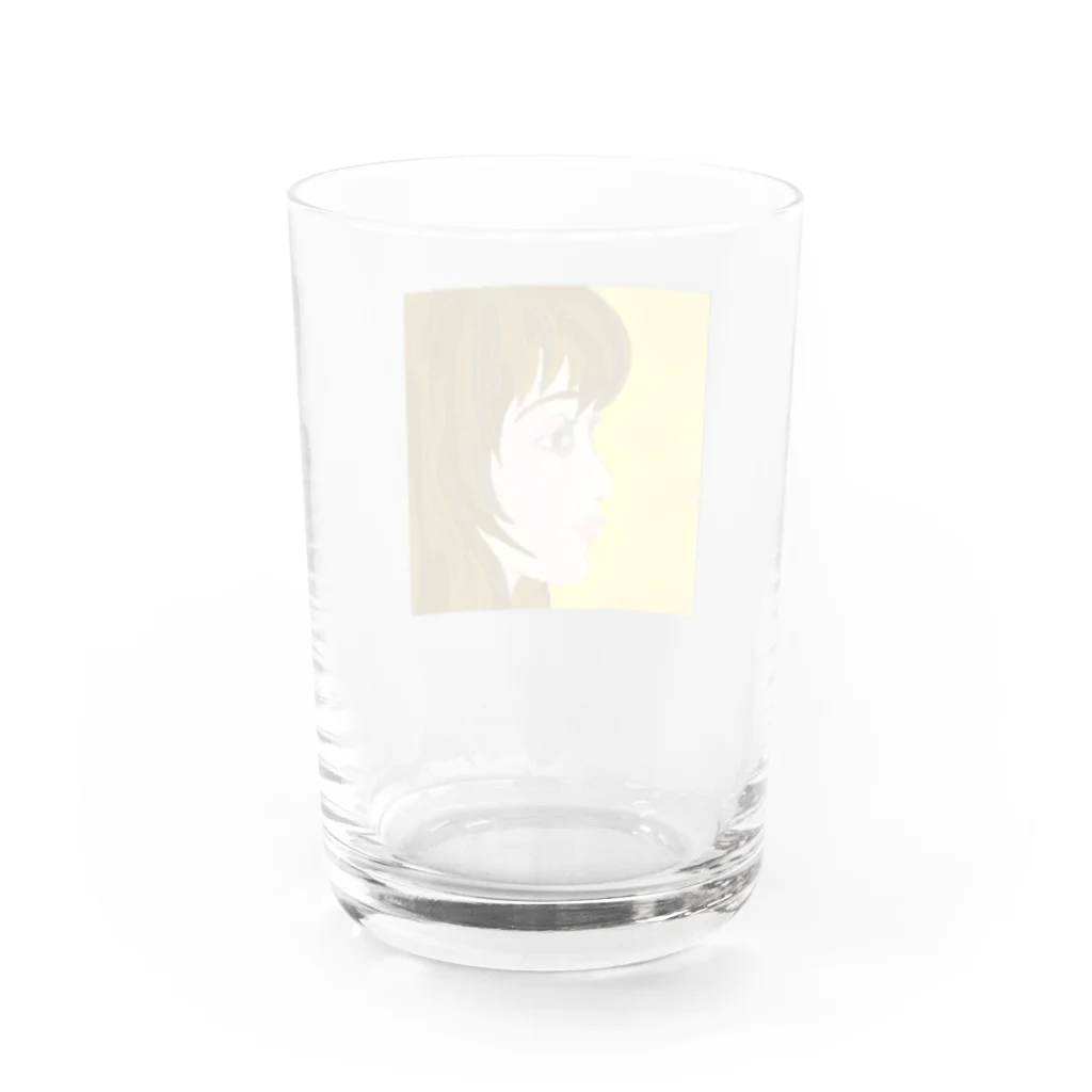 パンドリンはるるのあの日のあこがれ Water Glass :back