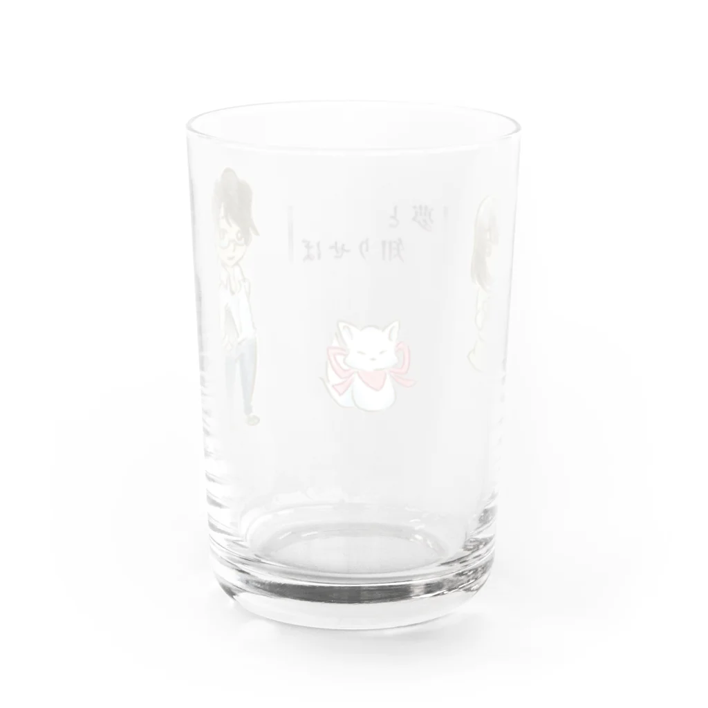 夢と知りせばのせいぞろい Water Glass :back