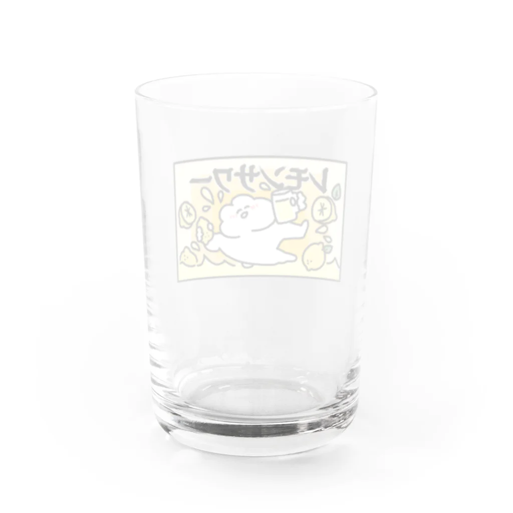 おめがちゃん屋さんの【うさぴっぴ】レモンサワーだいすき Water Glass :back