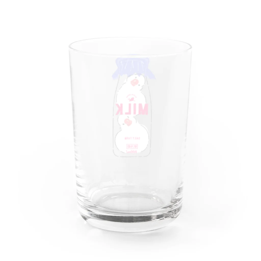 EASEのミルク文鳥 Water Glass :back