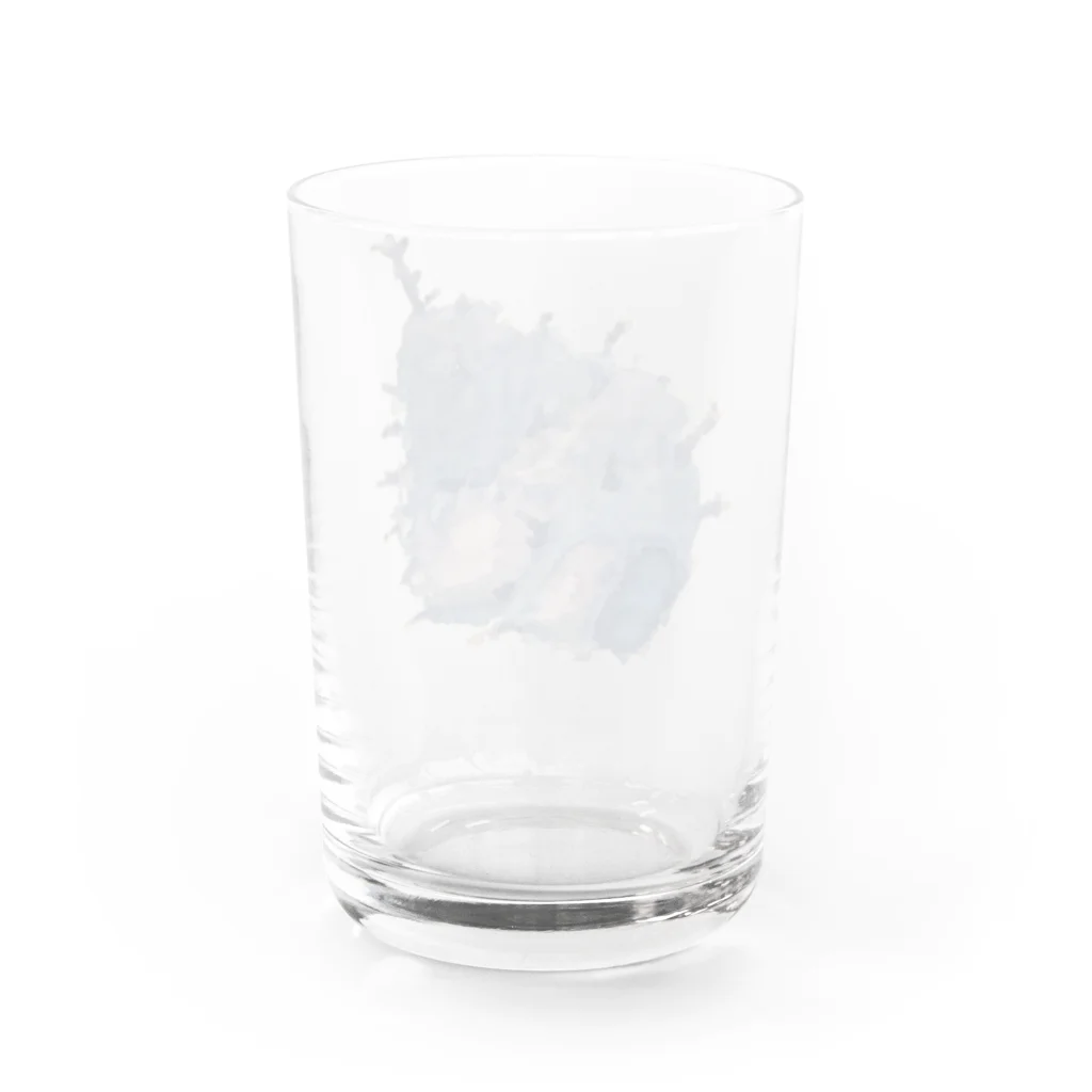 おえかきする水蜜桃の巻貝 Water Glass :back