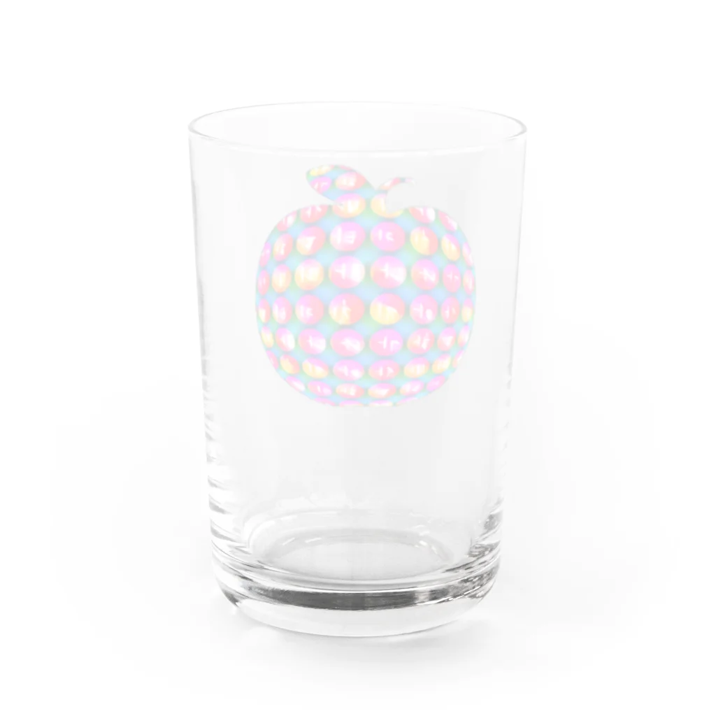 LalaHangeulのりんごスター　~ハングルシリーズ~ Water Glass :back