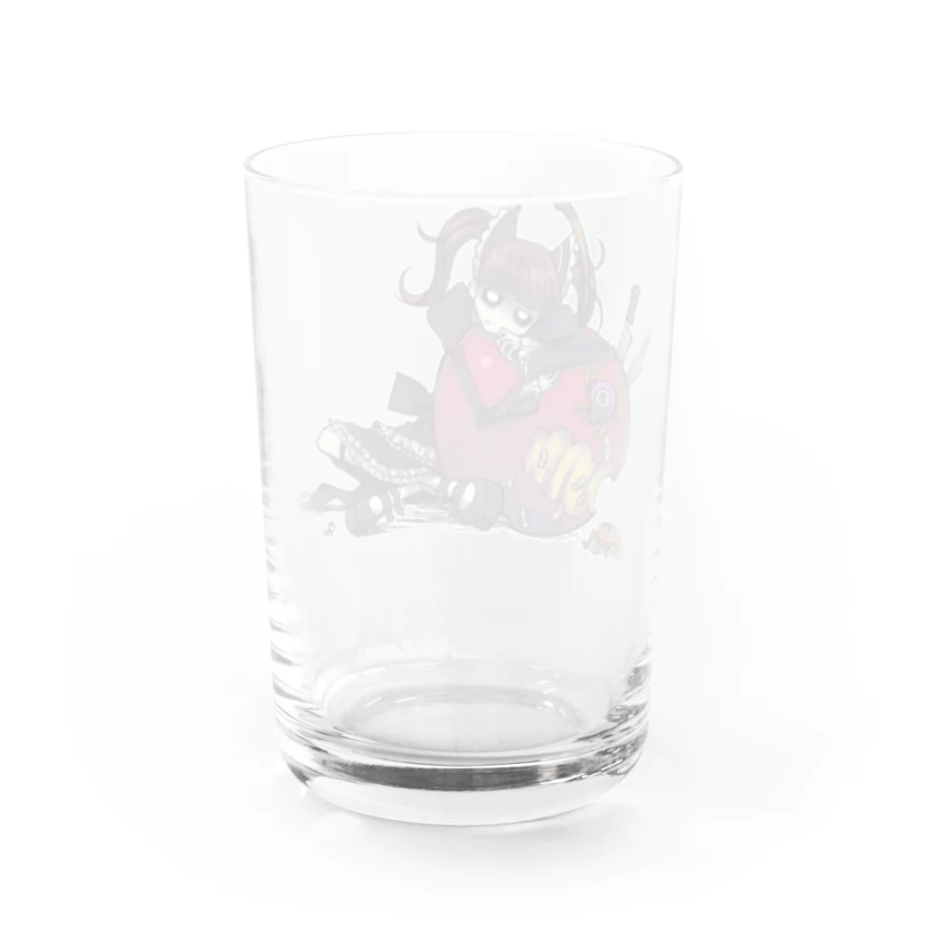 ChunkSpookiesのりんごの憂鬱 Water Glass :back