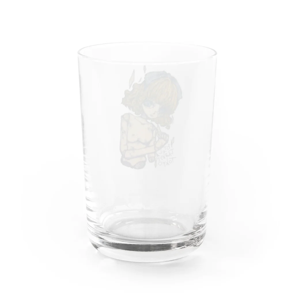 HOTEL DARKSIDE TOKYOのどぉるちゃん Water Glass :back