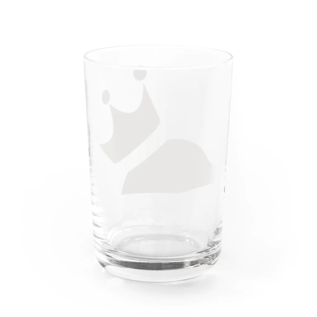 hinomotonokuni（ヒノモトノクニ） SUZURI店のクラウン　ブラウン　Ether Potion（エーテルポーション） Water Glass :back