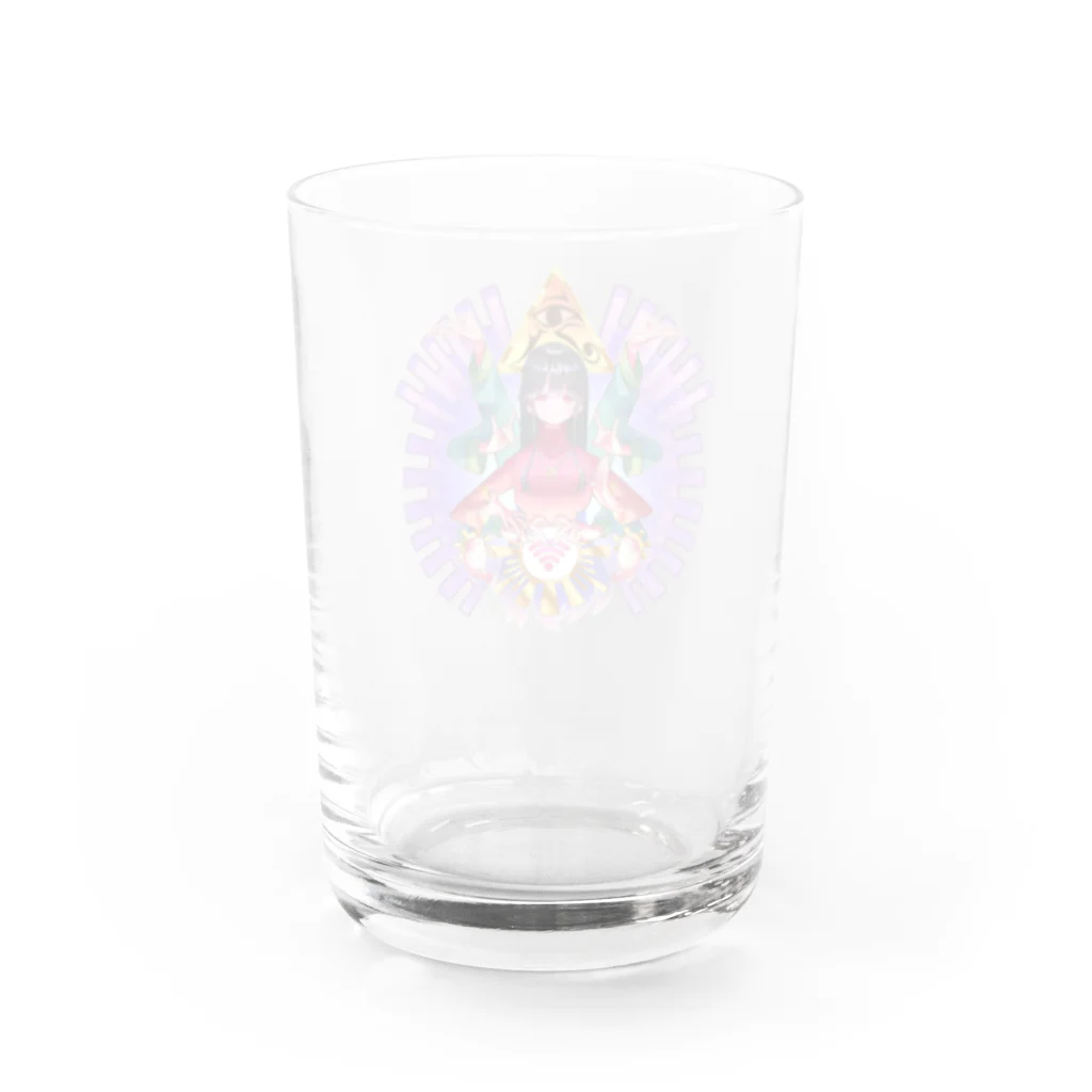 大河山 麻々夜@人妻子持ちvtuberの人生妨害電波除去・紫 Water Glass :back