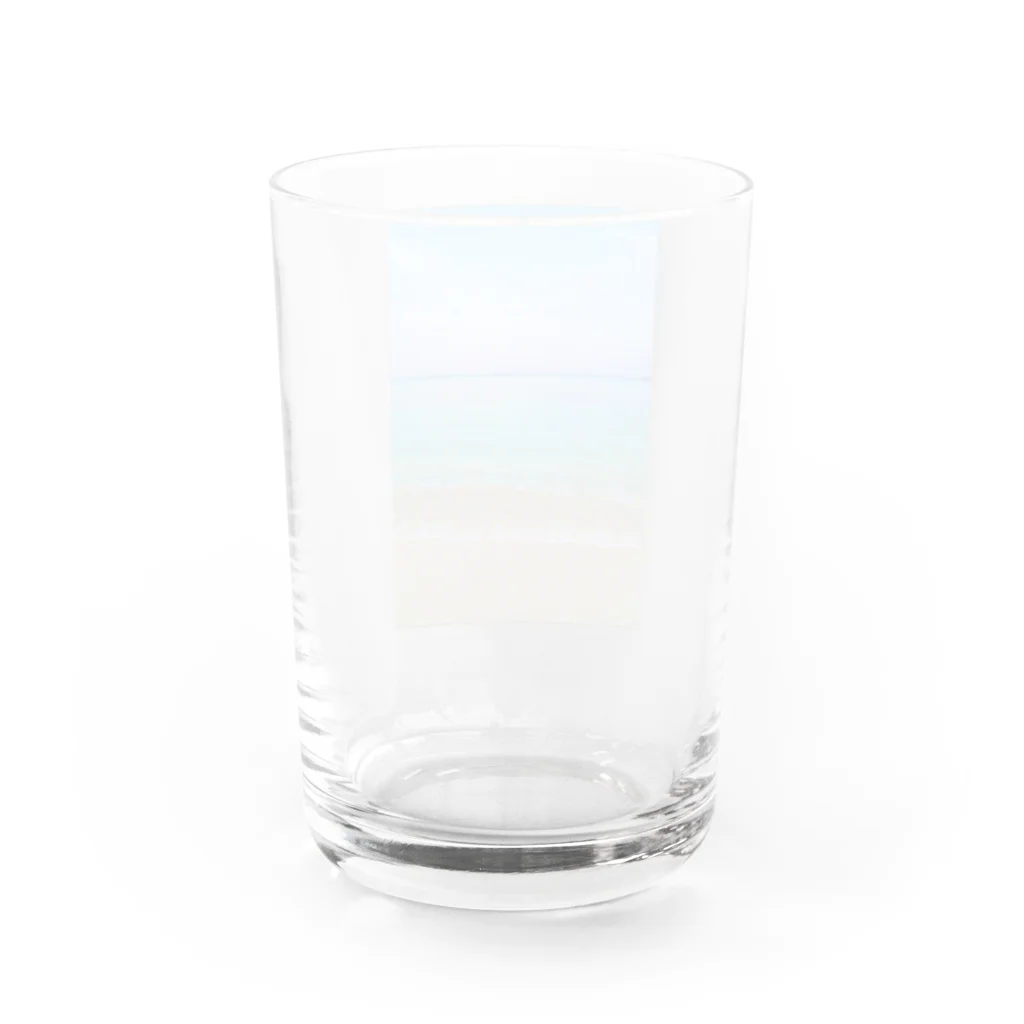 竜の工房・翔 -SUZURI SHOP-のさざなみの歌 Water Glass :back