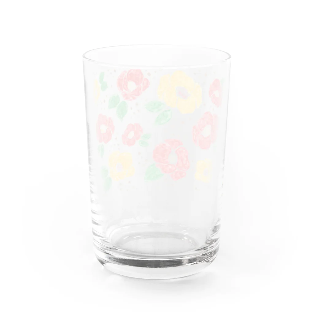 ひかるのふゆのおはな Water Glass :back