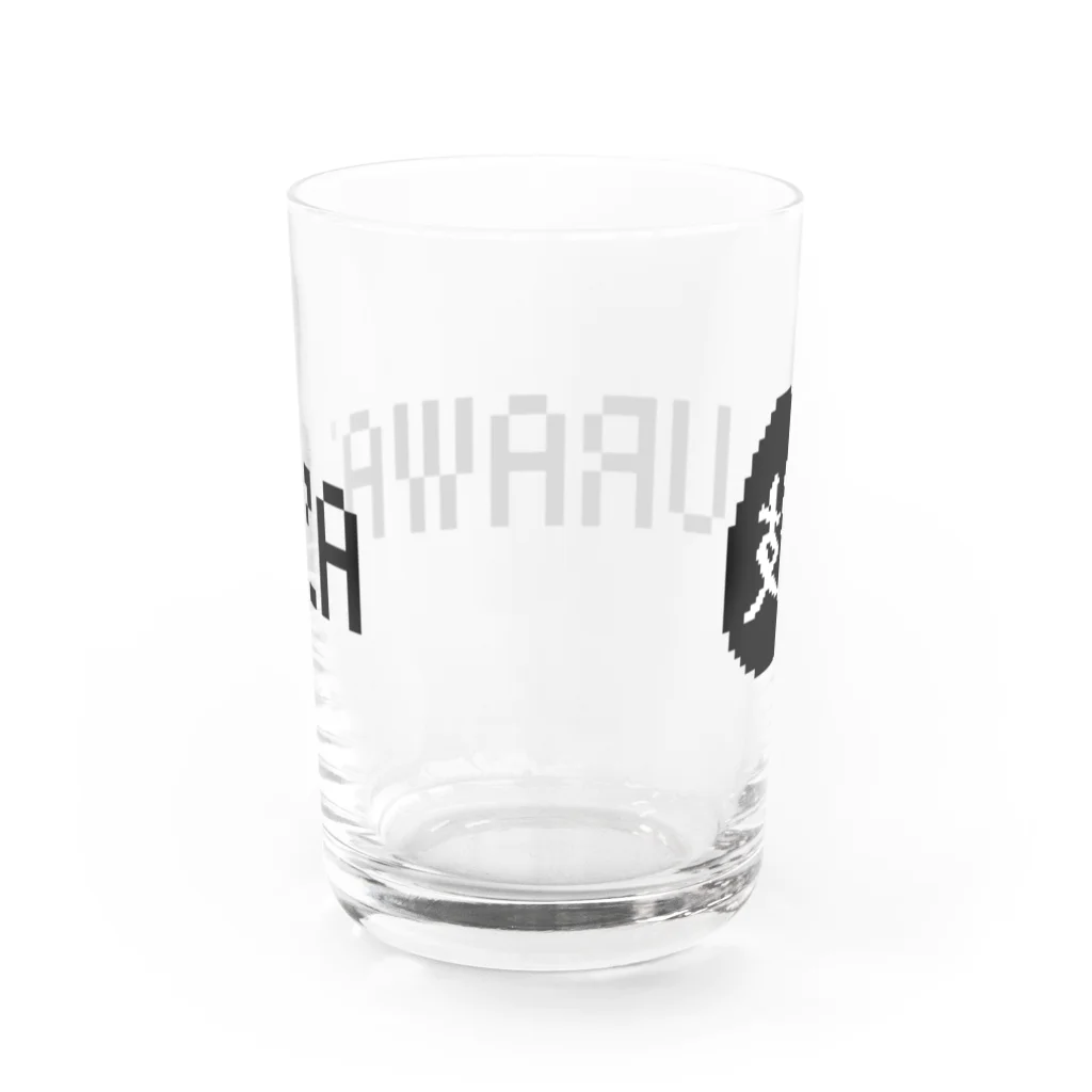 URAWAZAアイテム取扱所のURAWAZA・黒ロゴ Water Glass :back