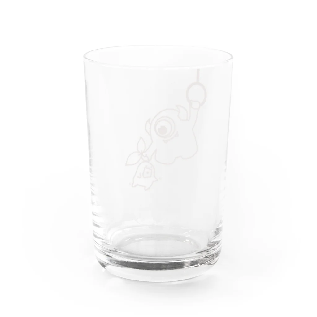 momomo_0w0_のみどりのモンスターとマンドレイク  つりかわ Water Glass :back