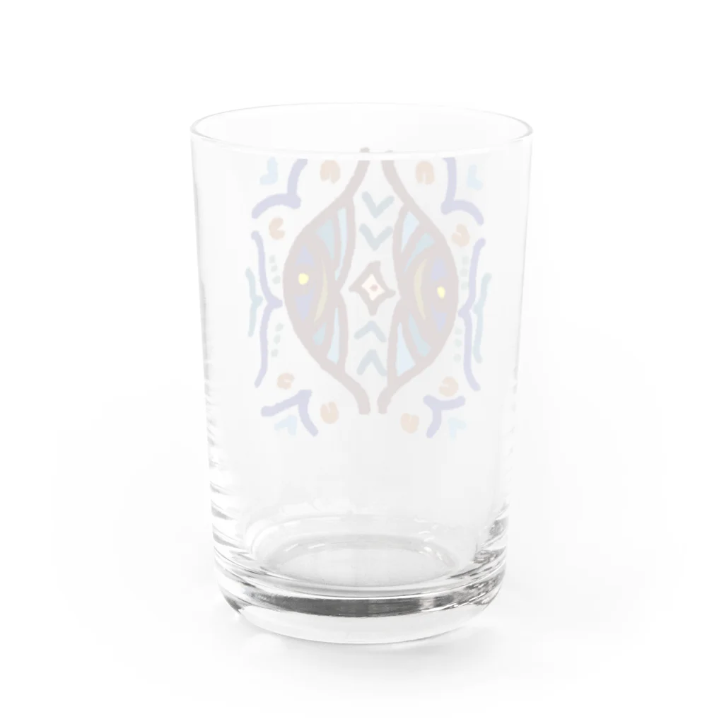 気ままに創作　よろず堂の文様 Water Glass :back