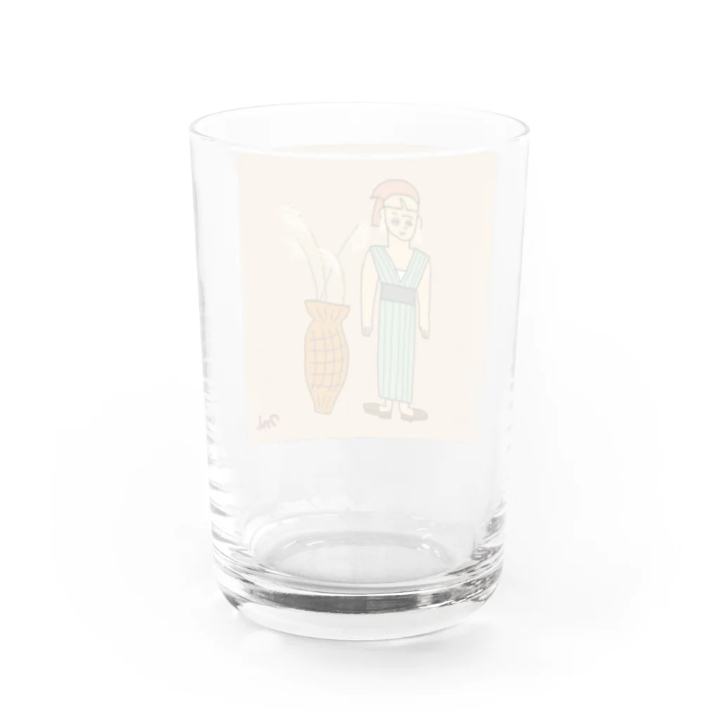 chichuukaivacanceのプロヴァンスの女の子 Water Glass :back