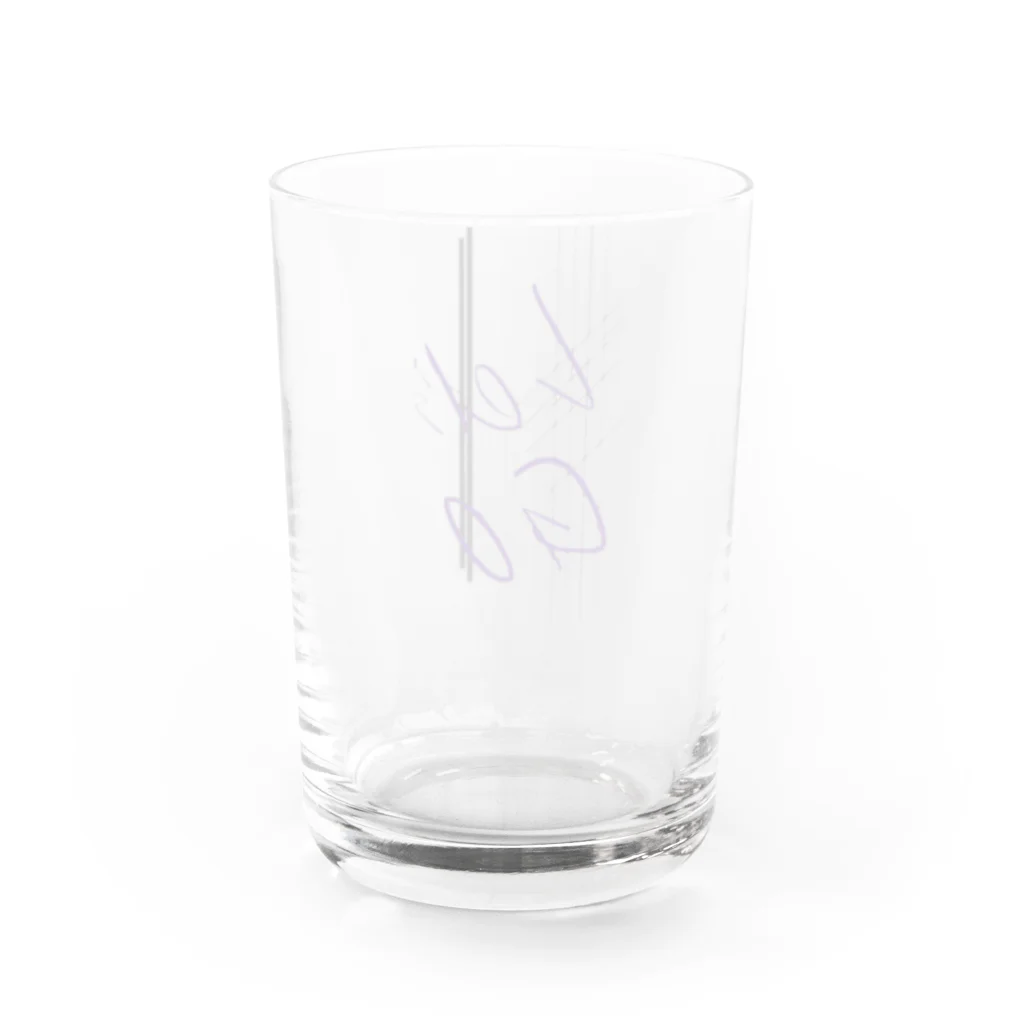 kittyu のsecond goods Water Glass :back