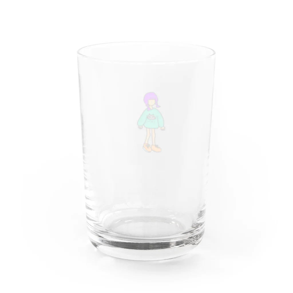 わかかのニャー Water Glass :back