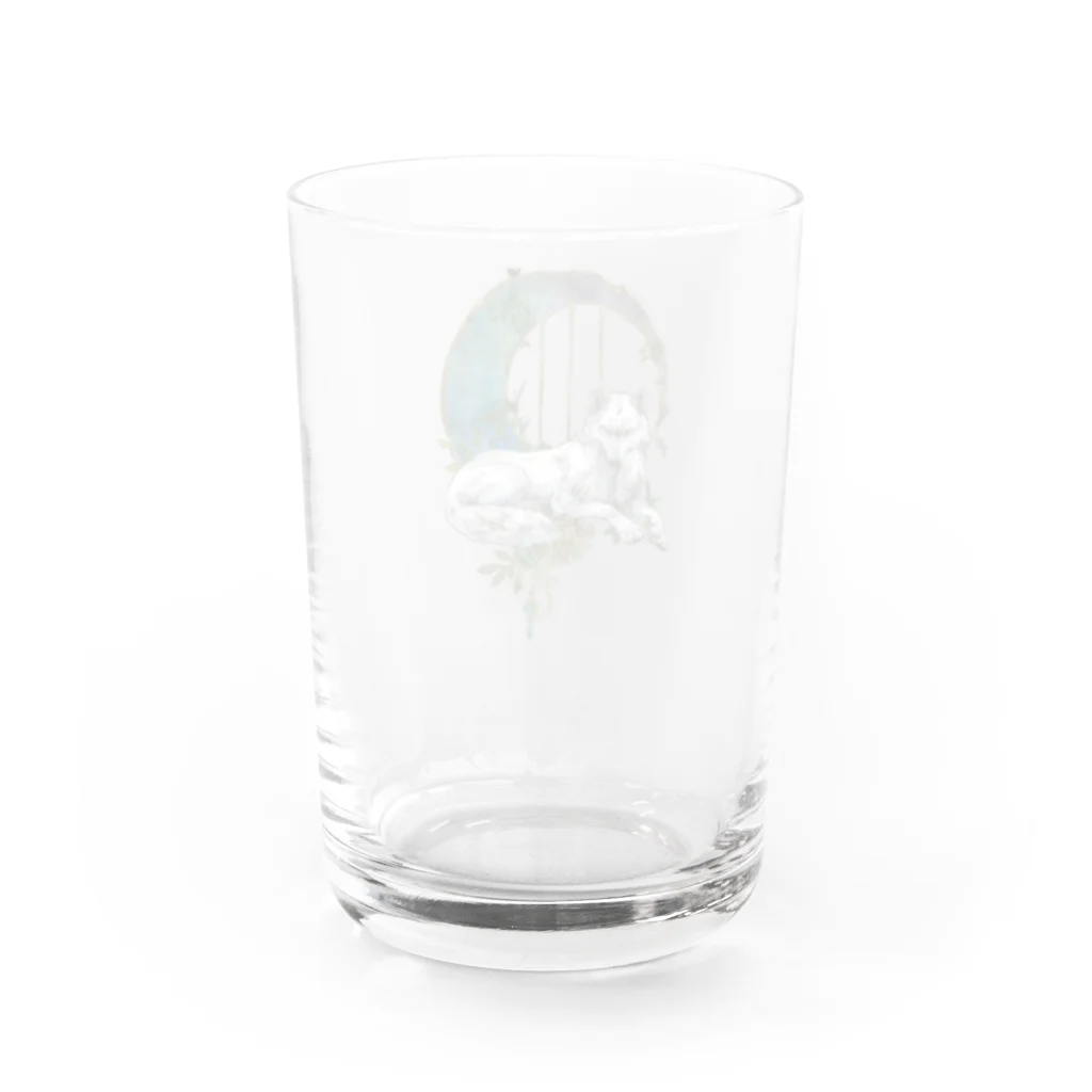 夢海月の月狼 Water Glass :back