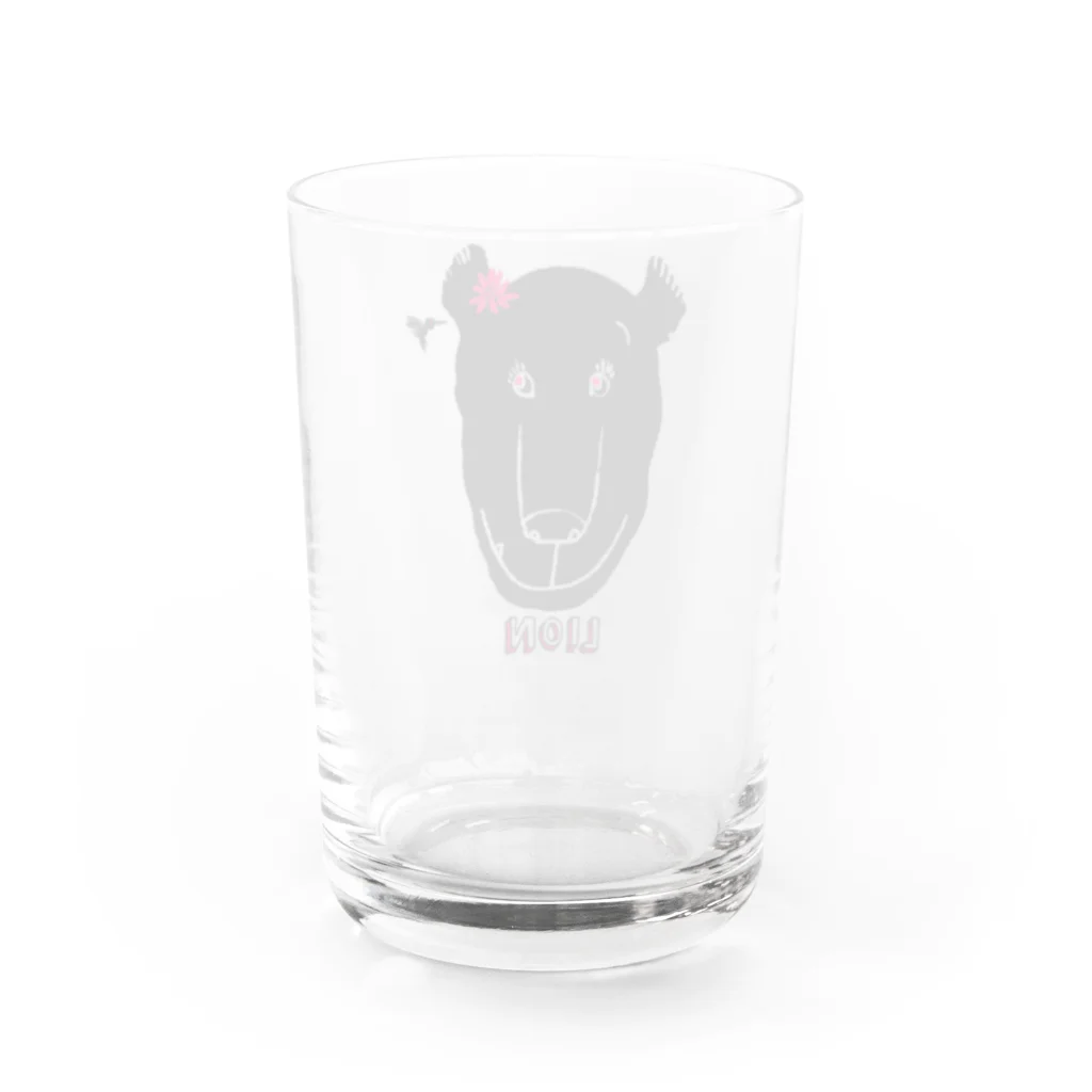 mya-mya=MIYA JUNKO's shop 02のLION GIRL Water Glass :back