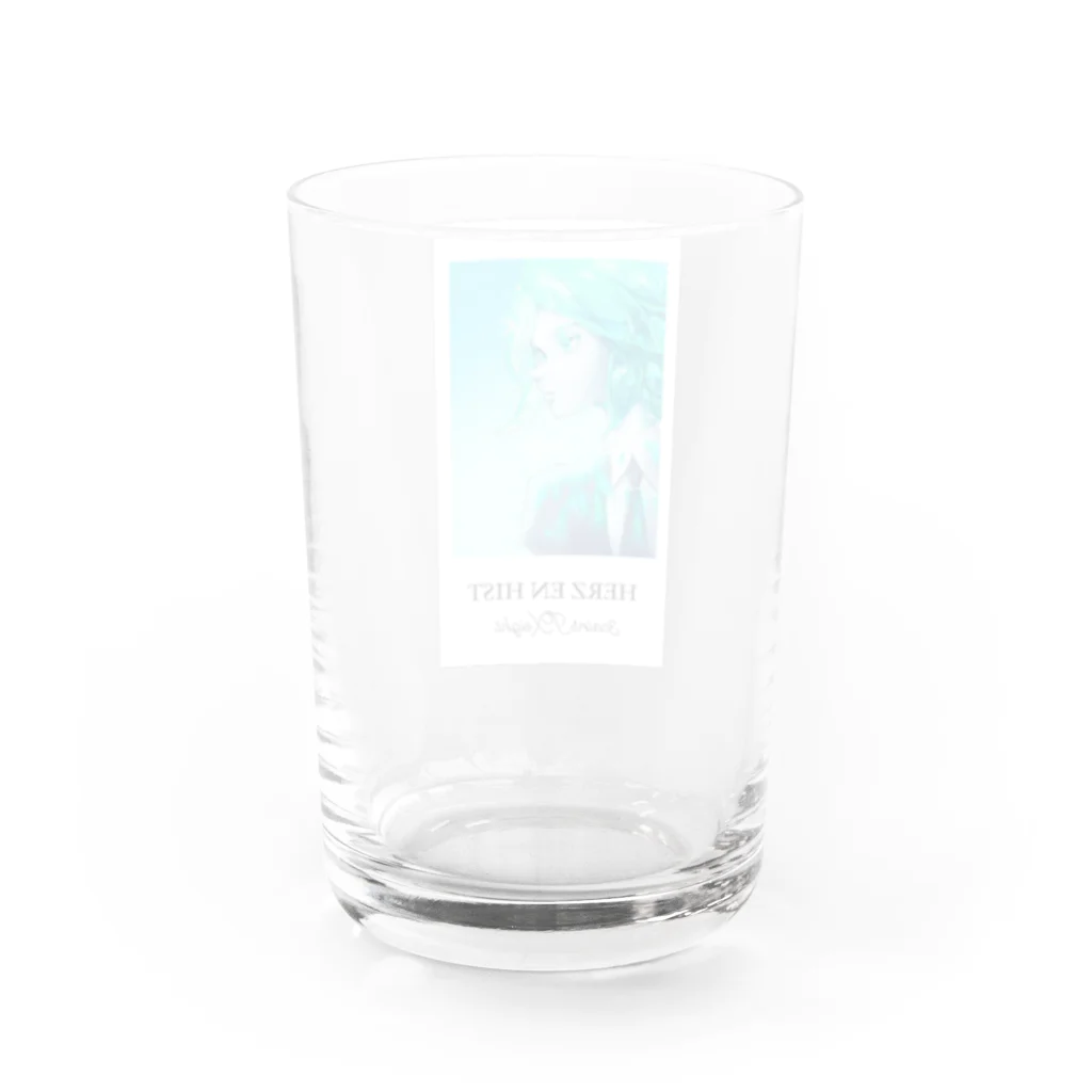 HERZ EN HISTのオリジナルキャラクターグッズ Water Glass :back