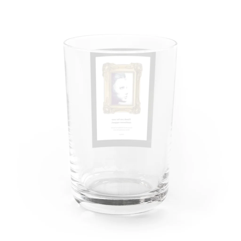 HERZ EN HISTのイラスト書き下ろし オリジナルグッズ Water Glass :back