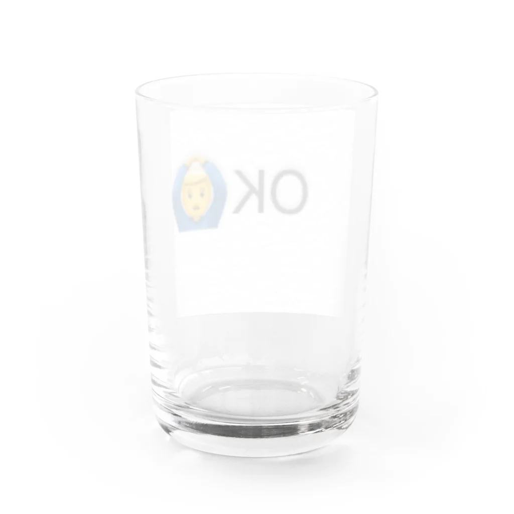 kaiのOK🙆‍♂️グッズ Water Glass :back