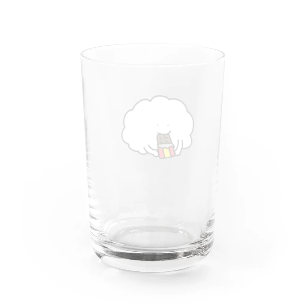 さかもとこのみのグッズやさんのくもくも Water Glass :back