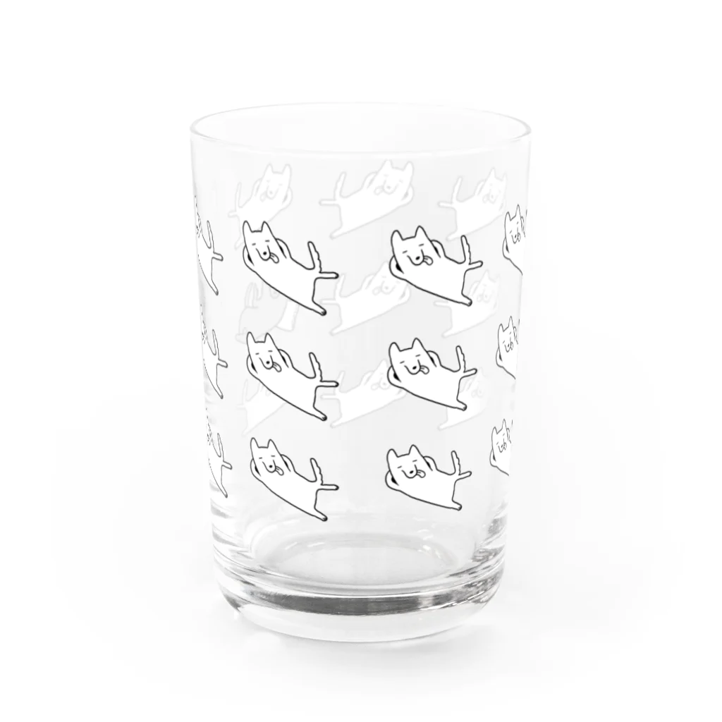 ゆるいぬ部のゆる群衆グラス Water Glass :back