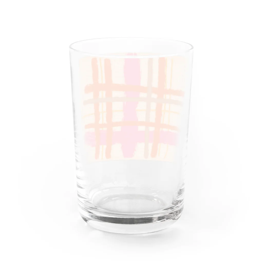 terihaeruの「HAPPY」 Water Glass :back