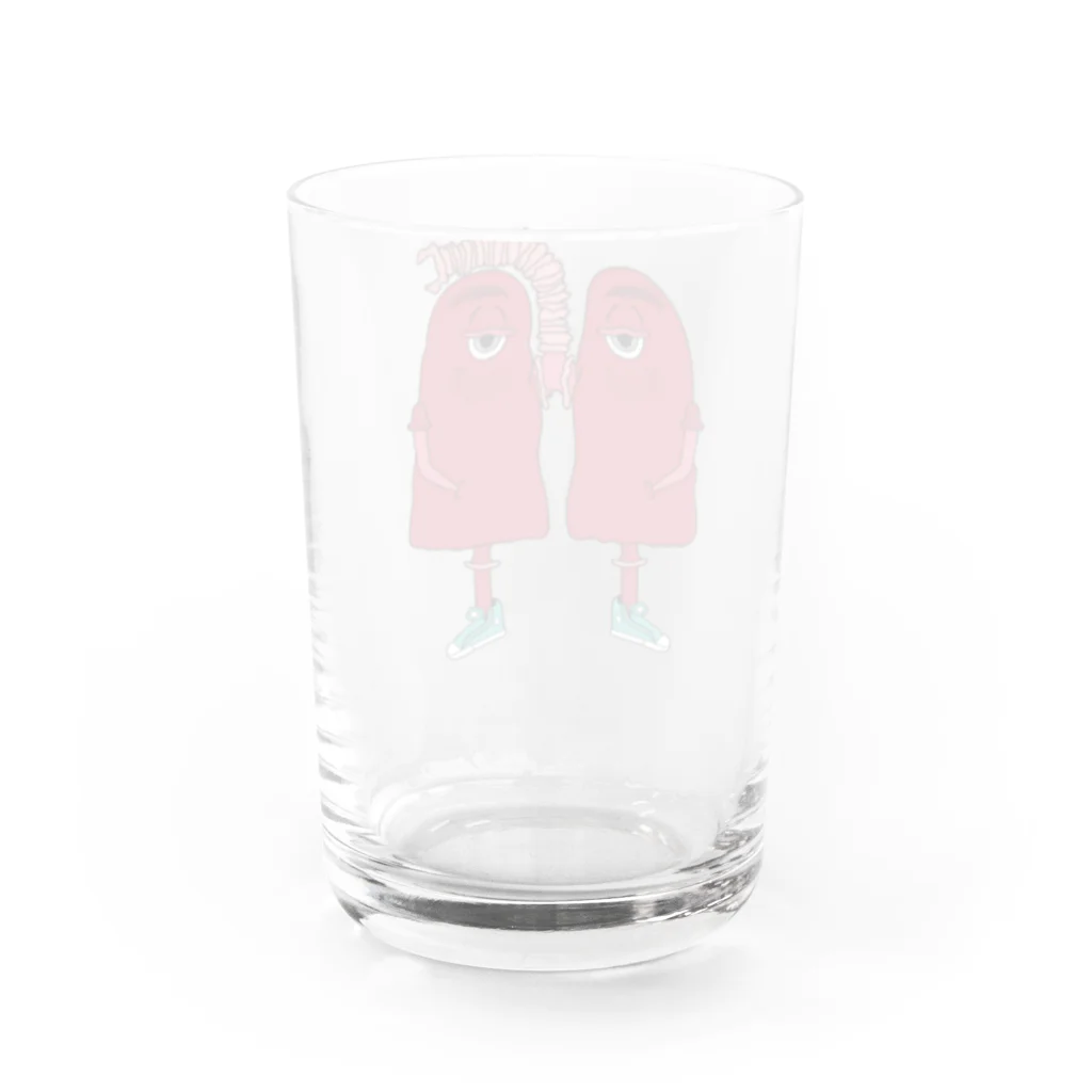 Lung Lung & FriendsのLung Lung Water Glass :back