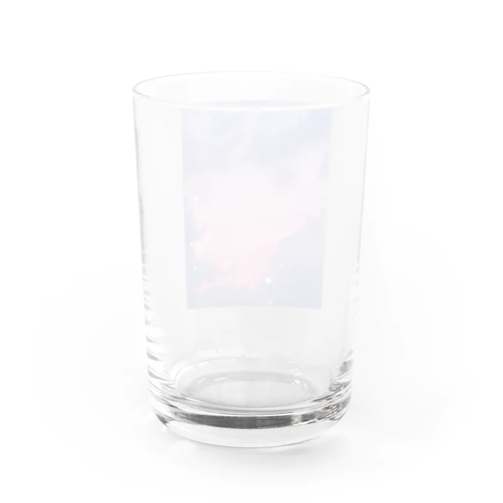 さくらんぼの空 Water Glass :back