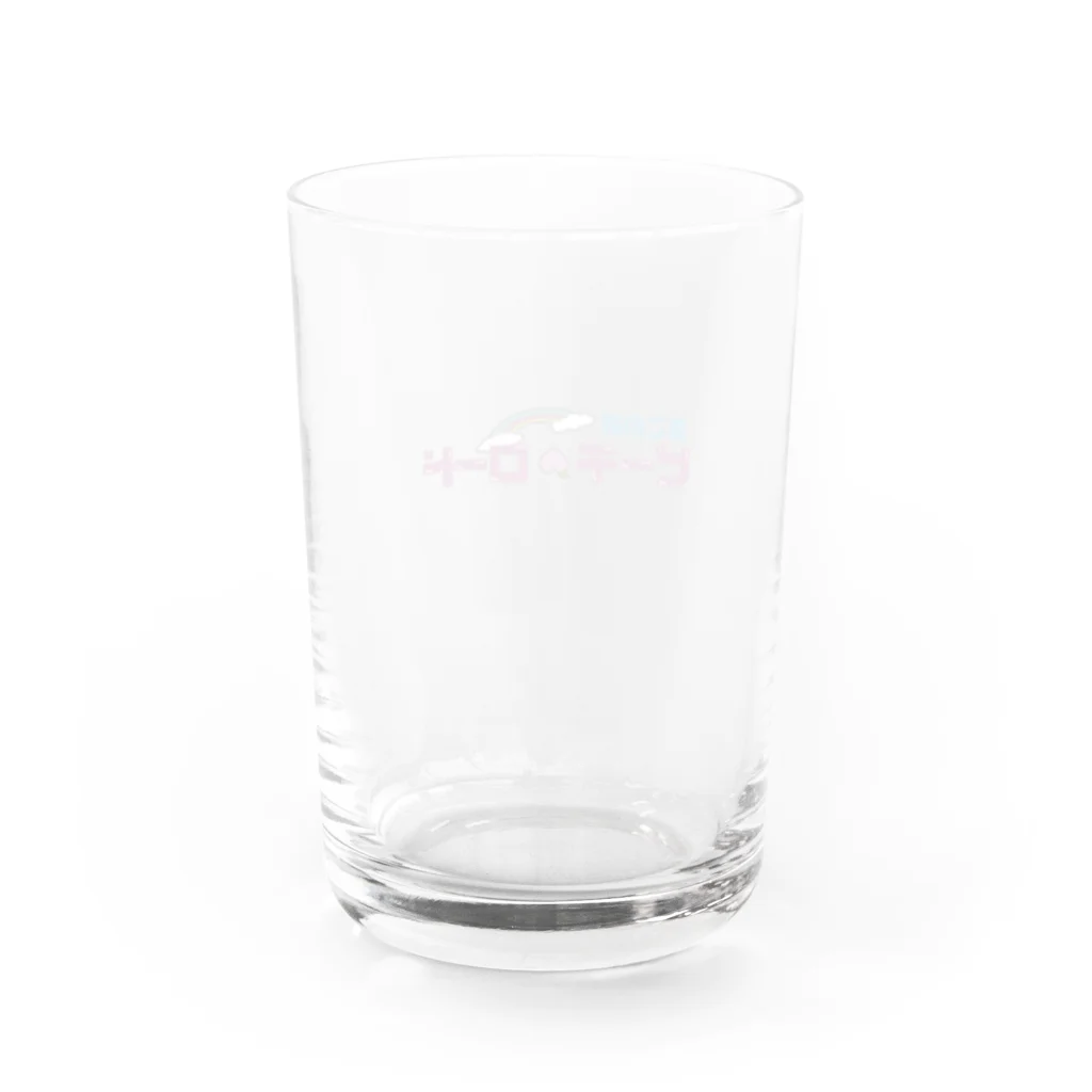 悪い芝居のおこのみピーチロードグラス Water Glass :back