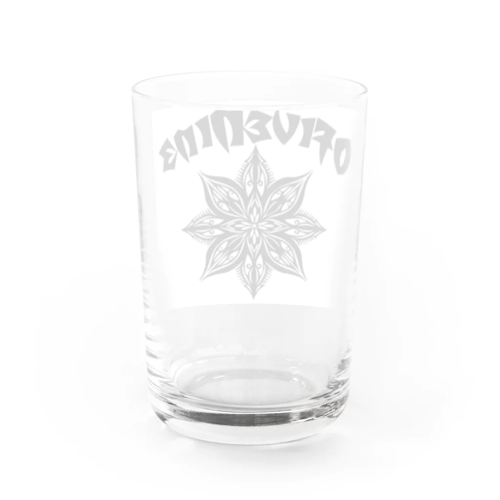 OFIVENINE のワンポイントロゴ Water Glass :back