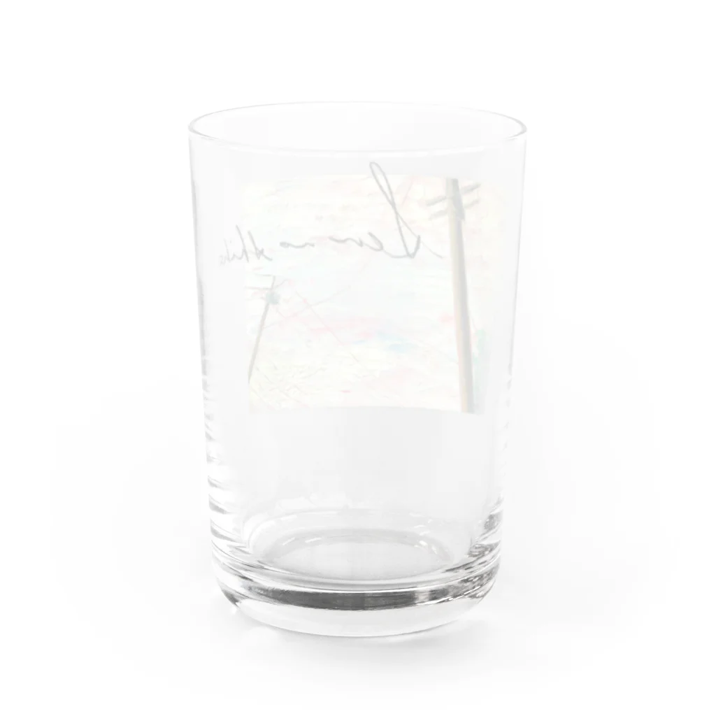 壬本舗 mizu-no-e-hompoの夕景 Water Glass :back