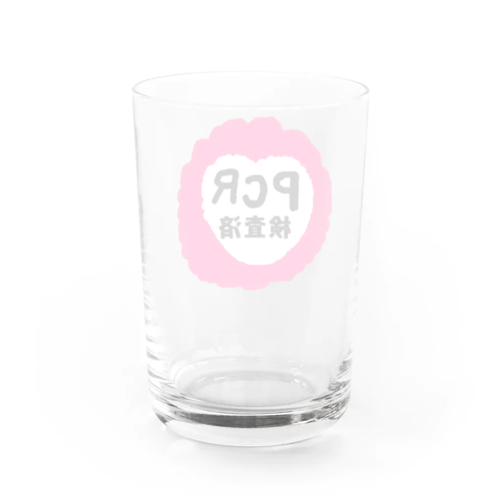 アケジの可愛いもの沢山のショップのPCR検査済（ポップハート） Water Glass :back