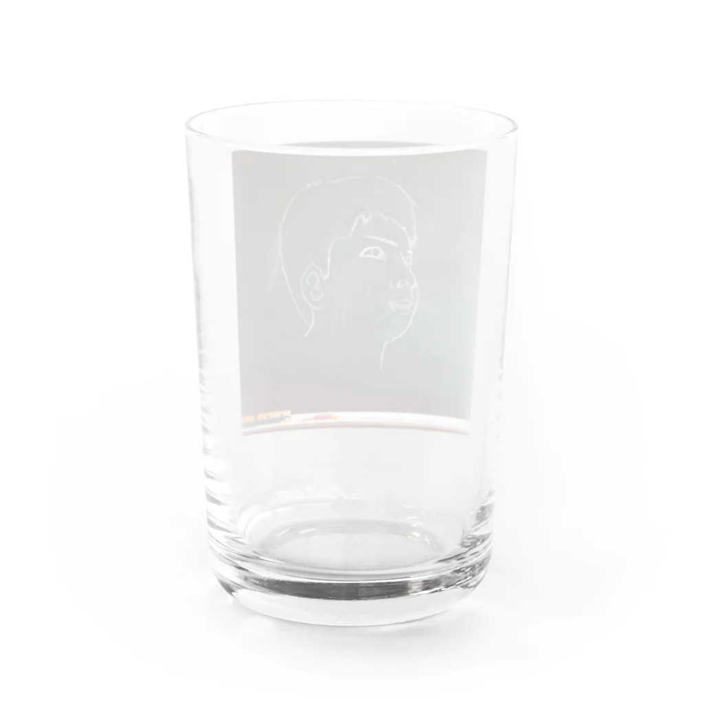 大空の黒板アートを日常に Water Glass :back