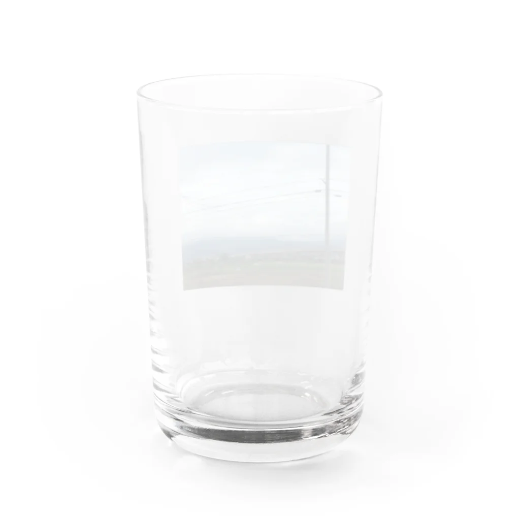 西狗（サイガウ）の妙高市の景色 Water Glass :back