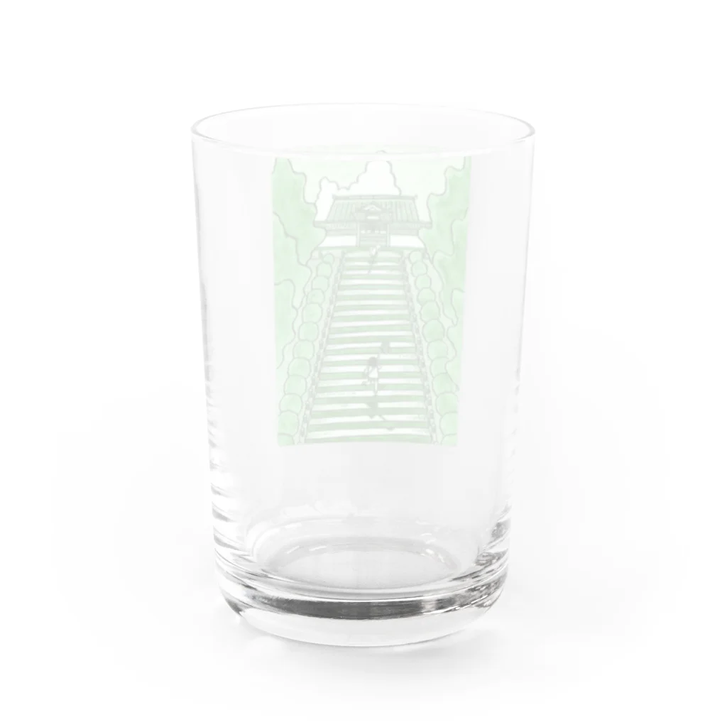 内田かずひろ＠ロダンのココロのシロと歩けば 夏 Water Glass :back