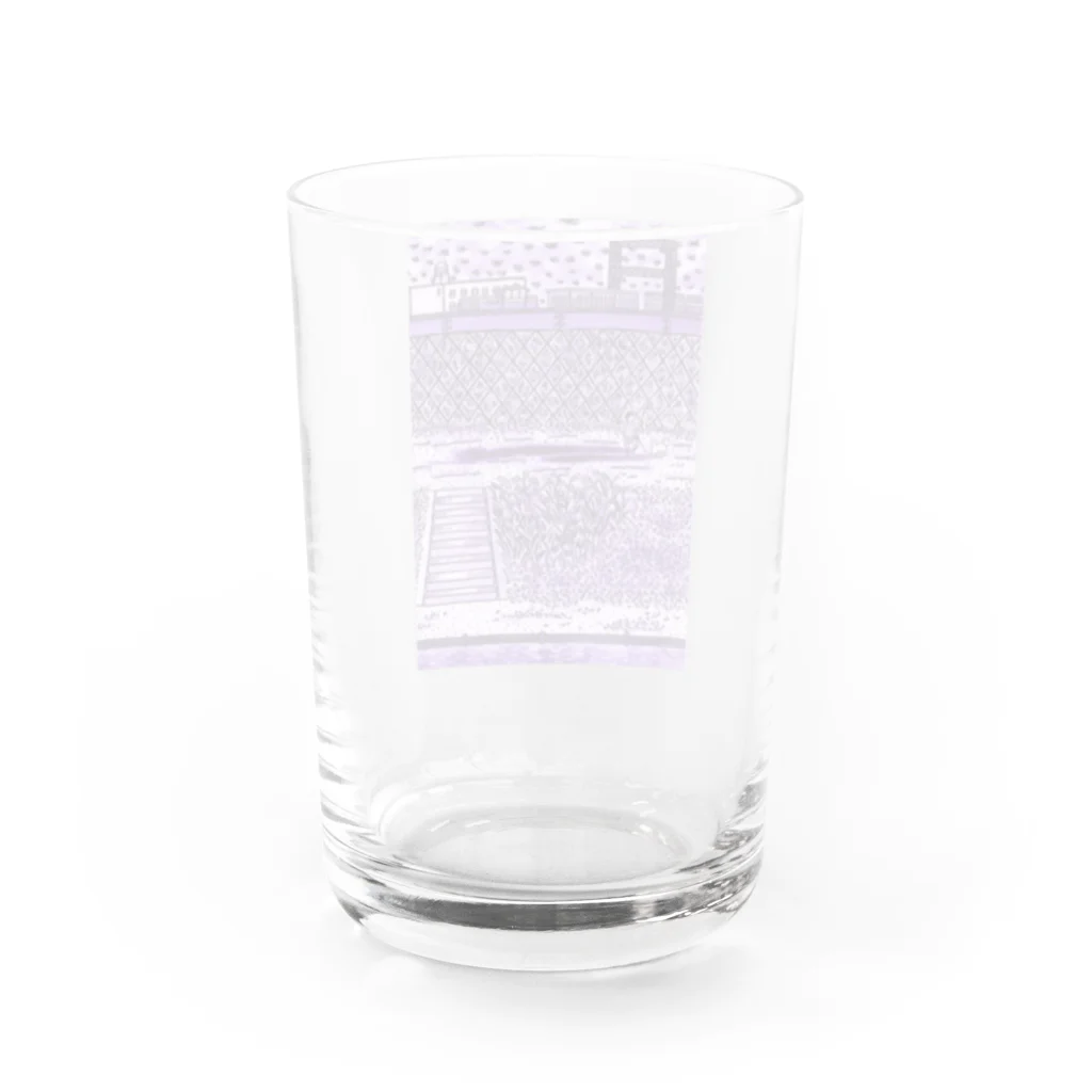 内田かずひろ＠ロダンのココロのシロと歩けば 秋 Water Glass :back