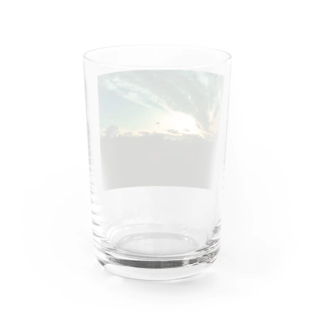 SHOPマニャガハの変わる空、変わる雲 Water Glass :back