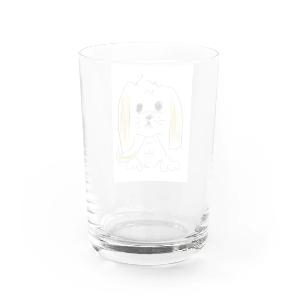 もふもふワールドのリアルちゃちゃマル Water Glass :back