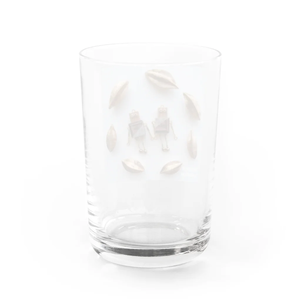 mogurotのチョコレートロボット Water Glass :back