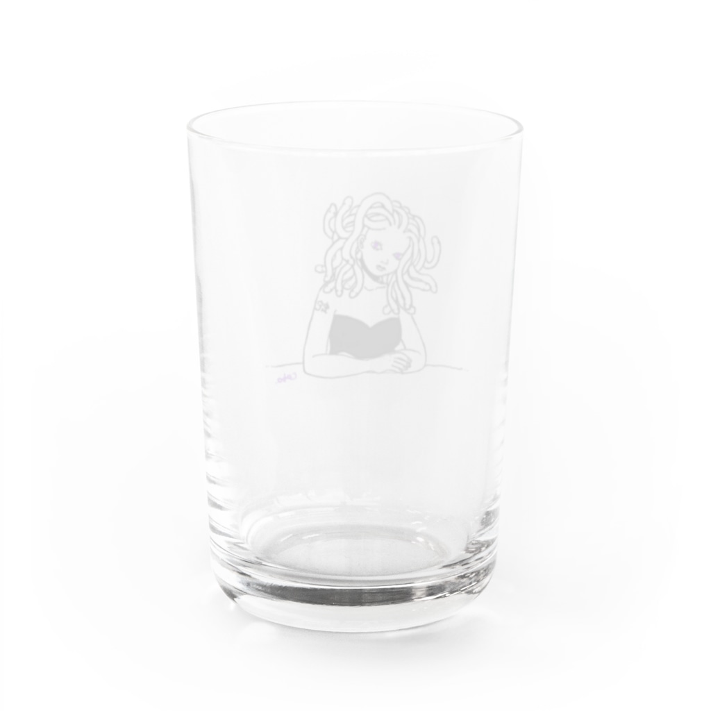 Coba.のメデューサ Water Glass :back